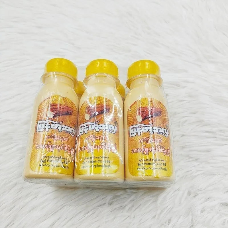 Myanmar Ahla Acne Oil Control Whitening Thanakha Lotion Brightening, Moisturizing Smooth Sunscreen Repair Fair Skin 100ml